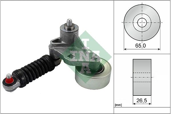 Belt Tensioner, V-ribbed belt INA 534 0037 10