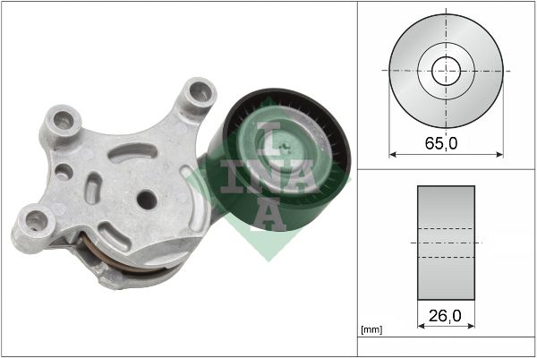 Belt Tensioner, V-ribbed belt INA 534007520