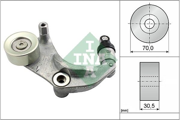 Belt Tensioner, V-ribbed belt INA 534 0316 10