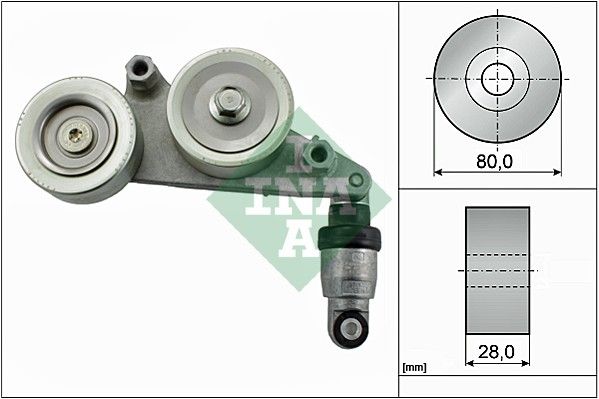 Vibration Damper, V-ribbed belt INA 534 0415 10