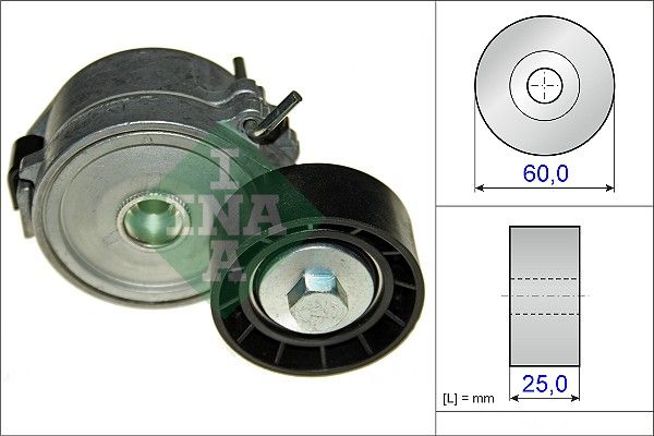 Belt Tensioner, V-ribbed belt INA 534 0447 10