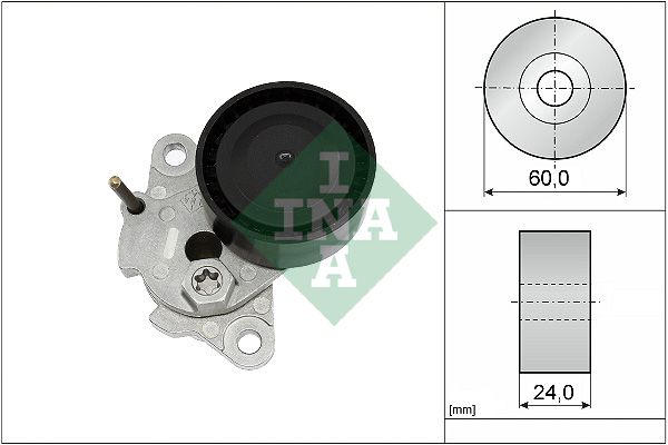 Belt Tensioner, V-ribbed belt INA 534 0546 10