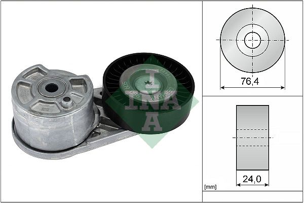 Belt Tensioner, V-ribbed belt INA 534 0727 10