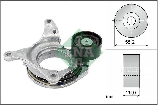 Belt Tensioner, V-ribbed belt INA 534 0794 10