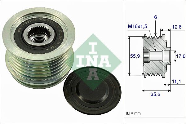 Alternator Freewheel Clutch INA 535004110