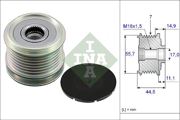 Alternator Freewheel Clutch INA 535004210