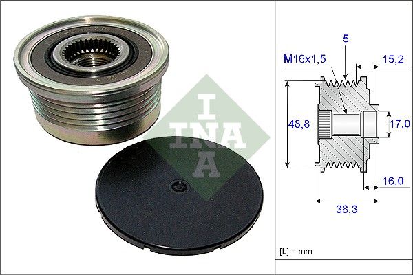 Alternator Freewheel Clutch INA 535004810