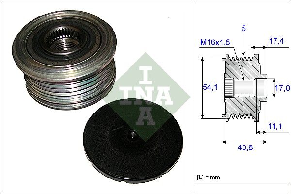 Alternator Freewheel Clutch INA 535 0089 10