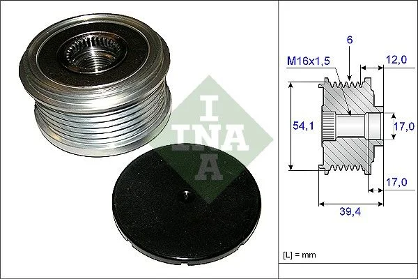 Alternator Freewheel Clutch INA 535 0090 10