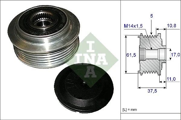 Alternator Freewheel Clutch INA 535 0107 10
