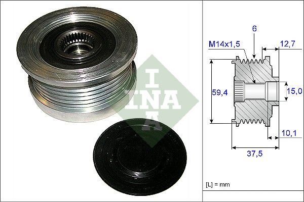 Alternator Freewheel Clutch INA 535 0110 10