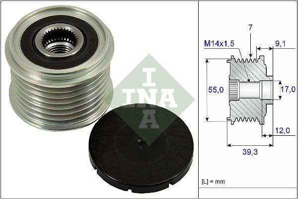 Roue libre d'alternateur INA 535 0260 10