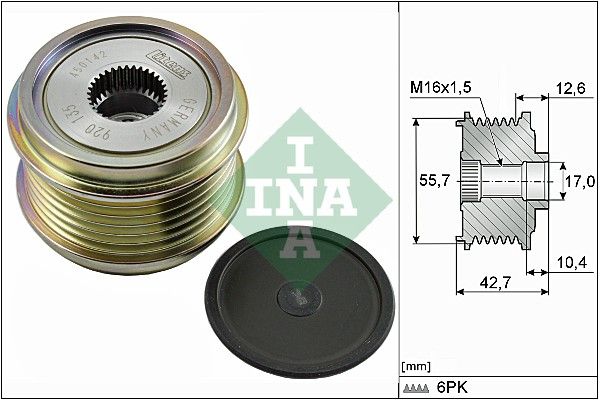 Alternator Freewheel Clutch INA 535 0276 10