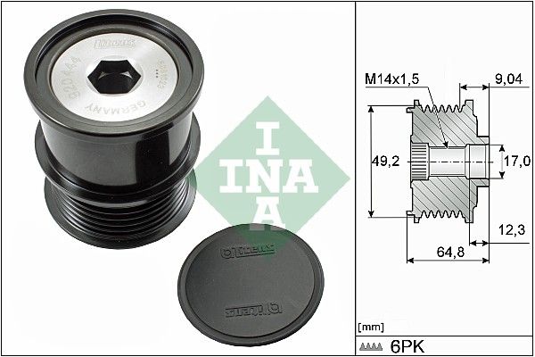 Jednosmjerni zupčanik alternatora INA 535 0284 10