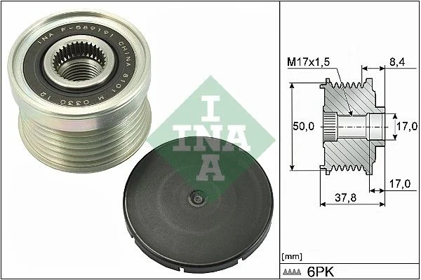 Alternator Freewheel Clutch INA 535 0292 10