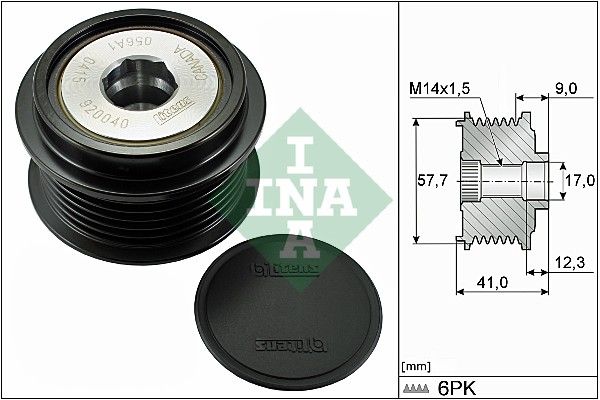 Jednosmjerni zupčanik alternatora INA 535 0313 10