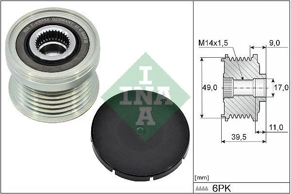 Alternator Freewheel Clutch INA 535 0361 10
