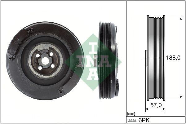 Belt Pulley, crankshaft INA 544000210