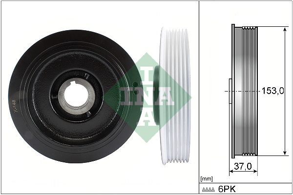 Belt Pulley, crankshaft INA 544 0058 10