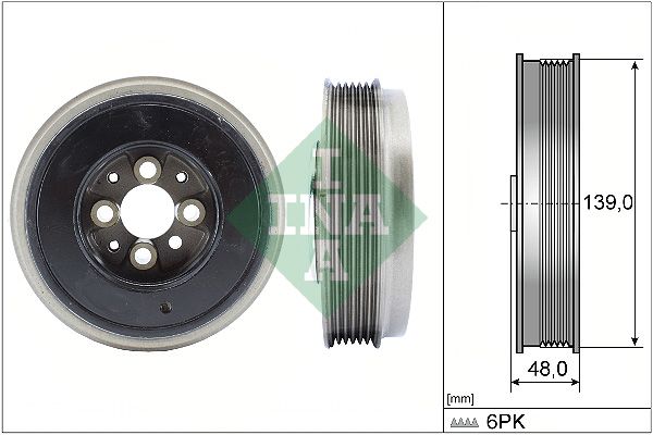 Belt Pulley, crankshaft INA 544 0065 10