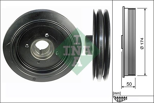 Belt Pulley, crankshaft INA 544 0107 10