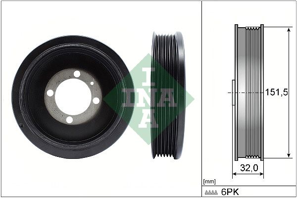 Belt Pulley, crankshaft INA 544012310