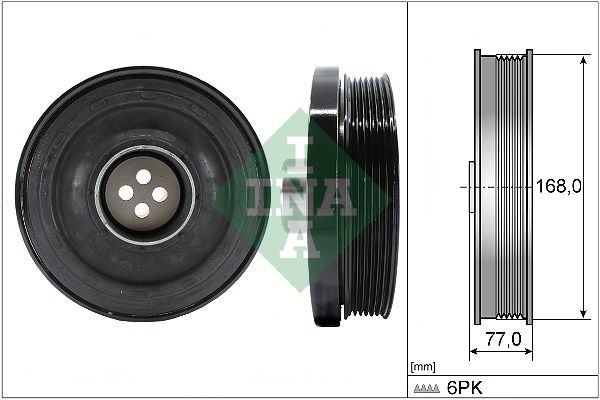 Belt Pulley, crankshaft INA 544013010