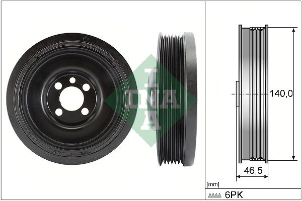 Belt Pulley, crankshaft INA 544 0138 10