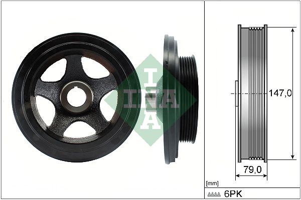 Belt Pulley, crankshaft INA 544014210