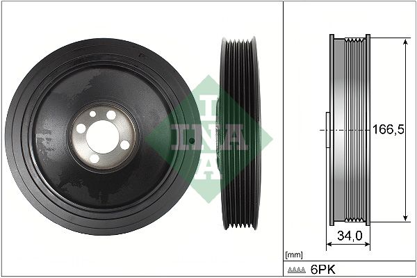 Belt Pulley, crankshaft INA 544015010