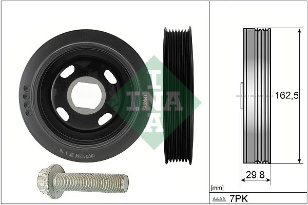 Belt Pulley Set, crankshaft INA 544 0179 20