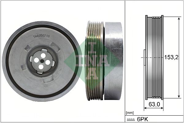 Skriemulys, alkūninis velenas INA 544 0502 10