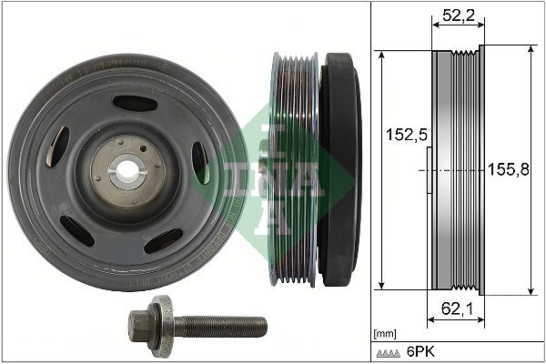 Alkūninio veleno skriemulių rinkinys INA 544 0516 20