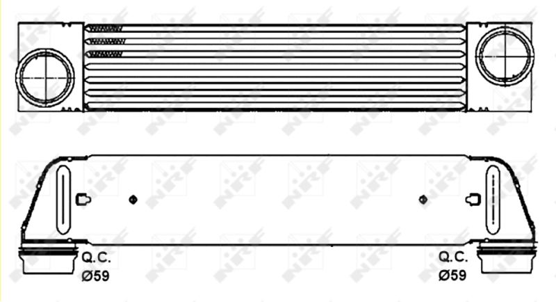 Charge Air Cooler NRF 30317