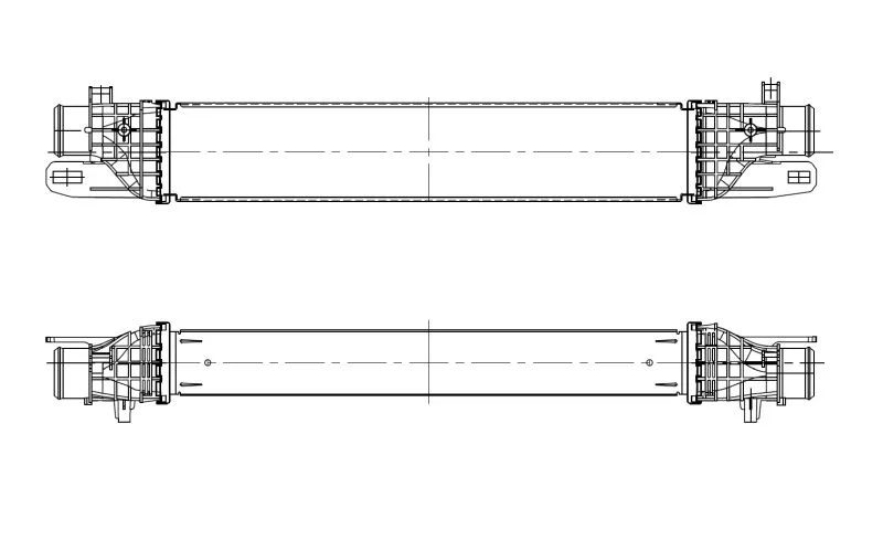Tarpinis suslėgto oro aušintuvas, kompresorius NRF 309096
