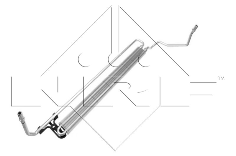 Oil Cooler, steering NRF 31257