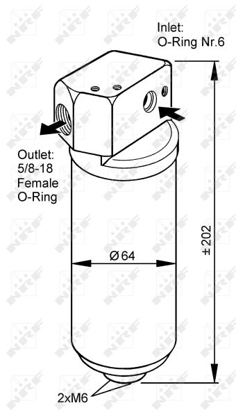 Dryer, air conditioning NRF 33087