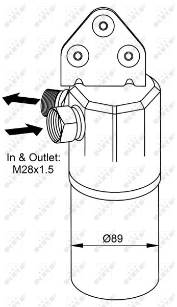 Dryer, air conditioning NRF 33131