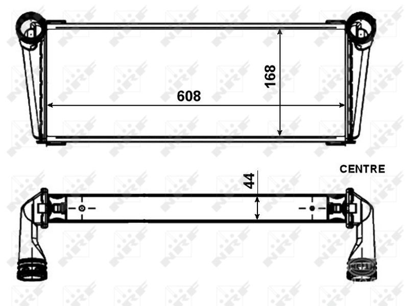 Radiatorius, variklio aušinimas NRF 53009