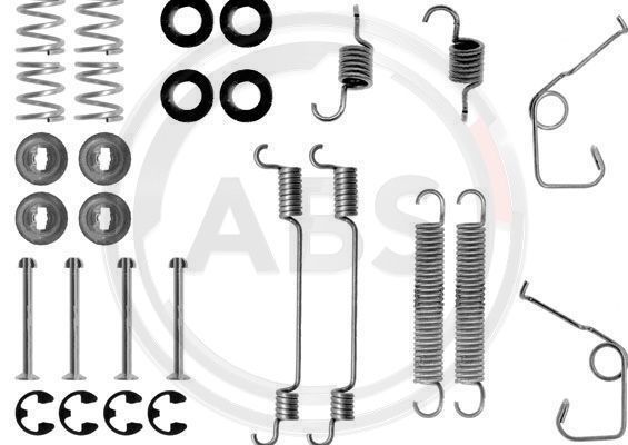 Accessory Kit, brake shoes A.B.S. 0706Q