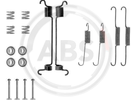 Accessory Kit, brake shoes A.B.S. 0741Q