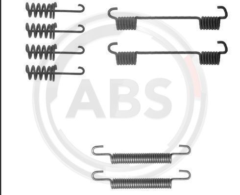 Accessory Kit, parking brake shoes A.B.S. 0775Q