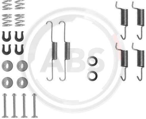 Комплект приладдя, колодка стоянкового гальма A.B.S. 0788Q