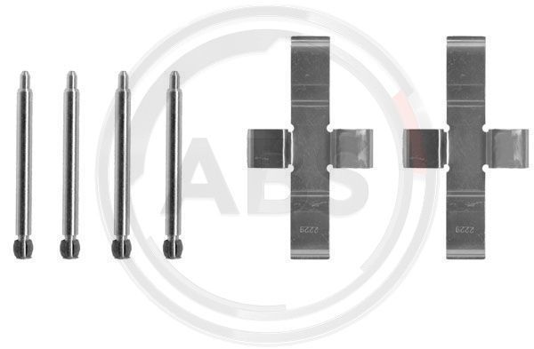 Accessory Kit, disc brake pad A.B.S. 1004Q