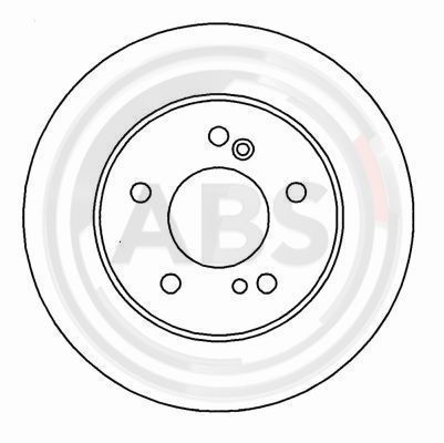 Brake Disc A.B.S. 16450