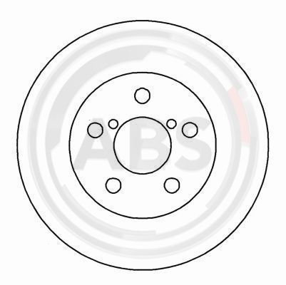 Brake Disc A.B.S. 16554