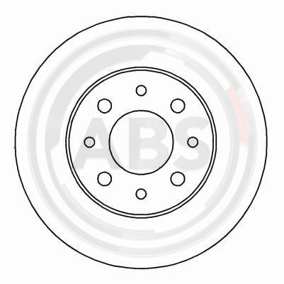 Brake Disc A.B.S. 16904