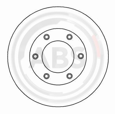 Stabdžių diskas A.B.S. 17015