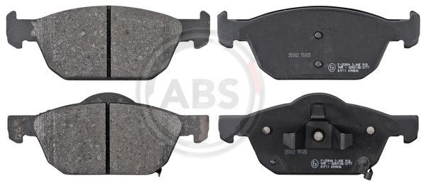 Brake Pad Set, disc brake A.B.S. 35002