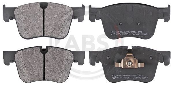 Brake Pad Set, disc brake A.B.S. 35021